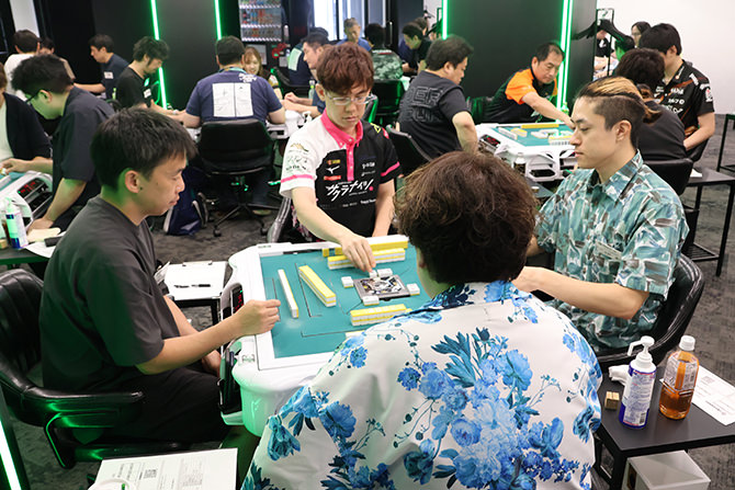 第４回 企業対抗麻雀プロアマ交流戦（2025）渋川難波・石橋伸洋・日向藍子・竹内元太・朝倉康心