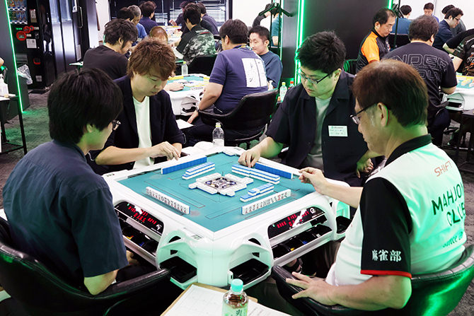 第４回 企業対抗麻雀プロアマ交流戦（2025）渋川難波・石橋伸洋・日向藍子・竹内元太・朝倉康心
