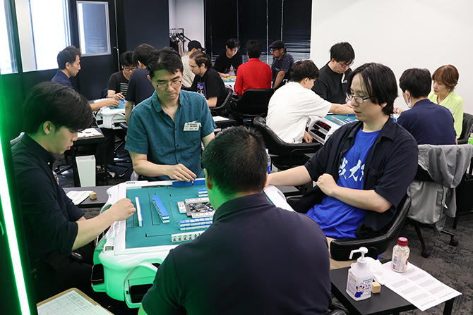 第４回 企業対抗麻雀プロアマ交流戦（2025）渋川難波・石橋伸洋・日向藍子・竹内元太・朝倉康心