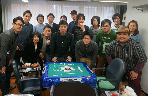 麻雀企業対抗戦 サイバーエージェント vs DeNA 集合写真