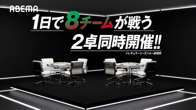 Mリーグ2025-26 ２卓同時開催