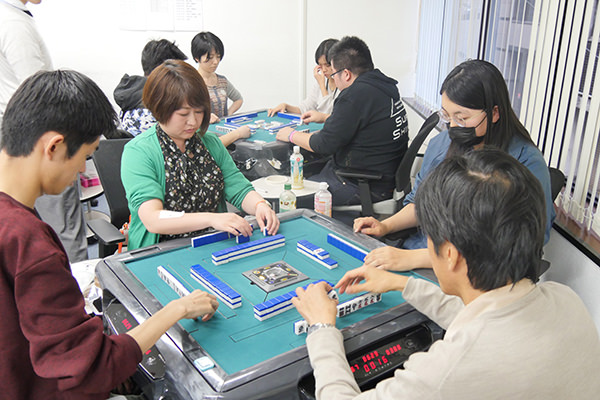 English Mahjong Tournament in Akihabara, Tokyo, Japan